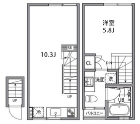 グランエッグス三鷹の物件間取画像